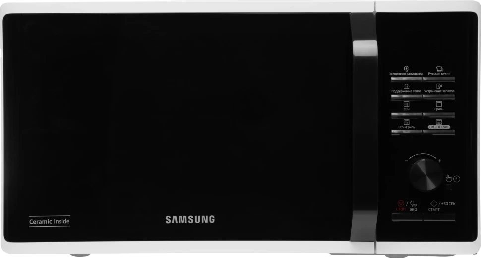 Микроволновая Печь Samsung MG23K3515AW/BW 23л. 800Вт белый/черный  