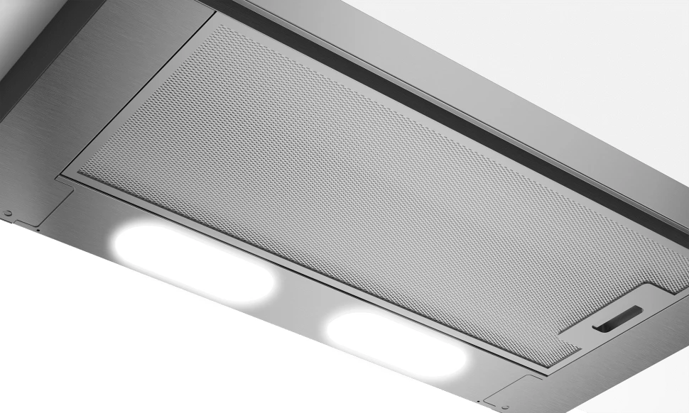 Вытяжка встраиваемая Indesit INT 62HR X нержавеющая сталь управление: кнопочное (1 мотор)  