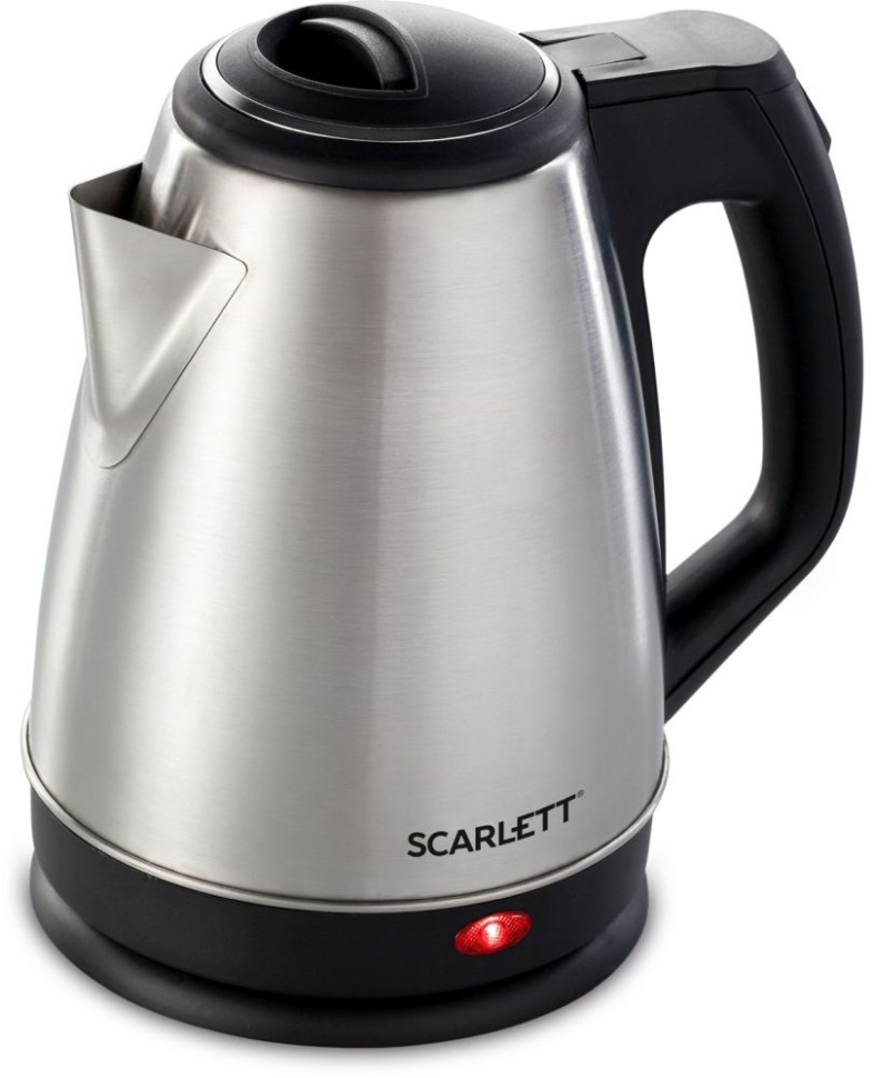Чайник электрический Scarlett SC-EK21S25 1.5л. 1350Вт серебристый корпус: металл/пластик (EK21S25)  