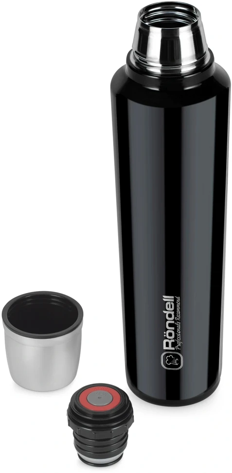 Термос для напитков Rondell Siberian RDS-431 1л. черный картонная коробка