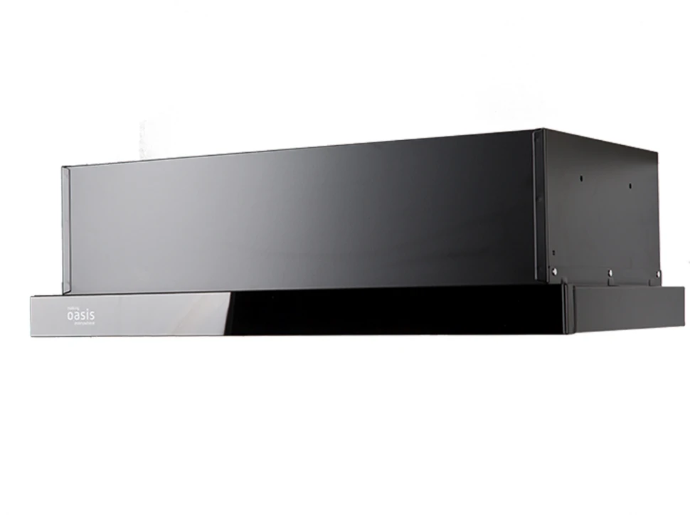 Вытяжка встраиваемая Oasis UV-60G (F) черный управление: кнопочное (1 мотор)  