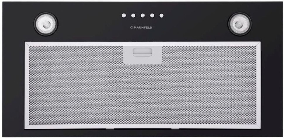 Вытяжка встраиваемая Maunfeld Crosby Singl 5028 черный управление: кнопочное (1 мотор)  