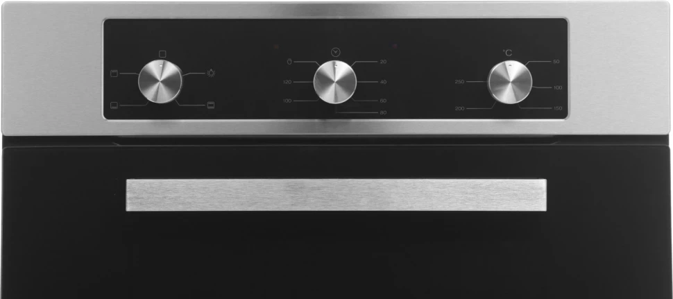 Духовой шкаф Электрический Lex EDM 042 IX нержавеющая сталь/черный