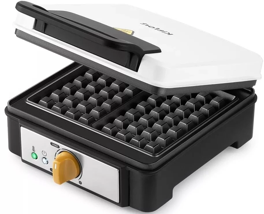 Вафельница Kitfort КТ-1692 1200Вт белый/черный