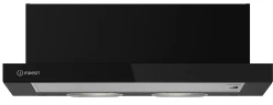 Вытяжка встраиваемая Indesit INT 62HR BL черный управление: кнопочное (1 мотор)  