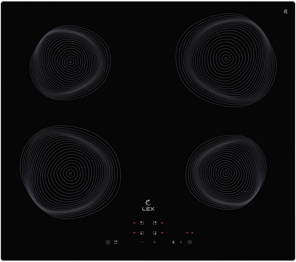 Индукционная варочная поверхность Lex EVI 640 R2 BL черный