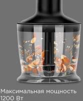 Блендер погружной Редмонд BH423 1200Вт черный/серебристый