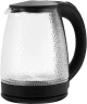 Чайник электрический Vitek VT-7003 1.7л. 2200Вт черный корпус: стекло  