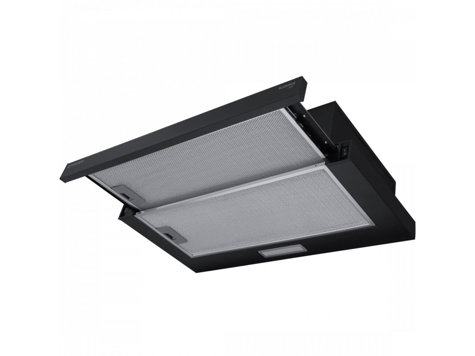 Встраиваемая вытяжка Meferi Light SlideBox60BK черный  