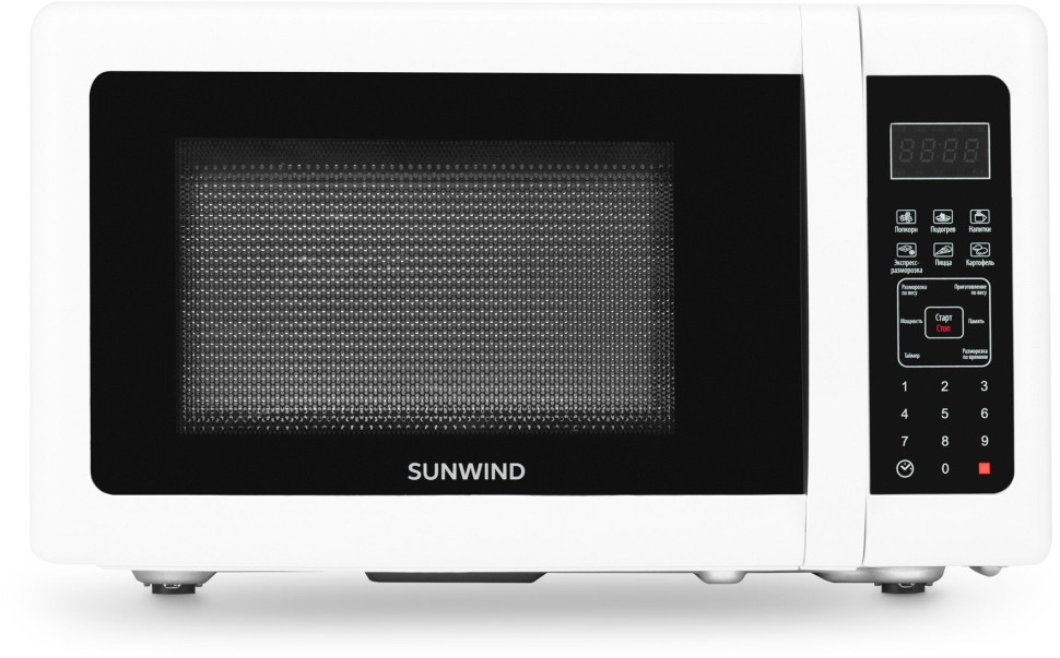 Микроволновая Печь SunWind SUN-MW005 20л. 700Вт белый/черный  