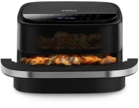 Аэрогриль Kitfort КТ-2289 4л 2200Вт черный/серебристый  