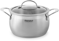 Кастрюля Rondell Admiring RDS-725 3.8л. d=20см (с крышкой) стальной  