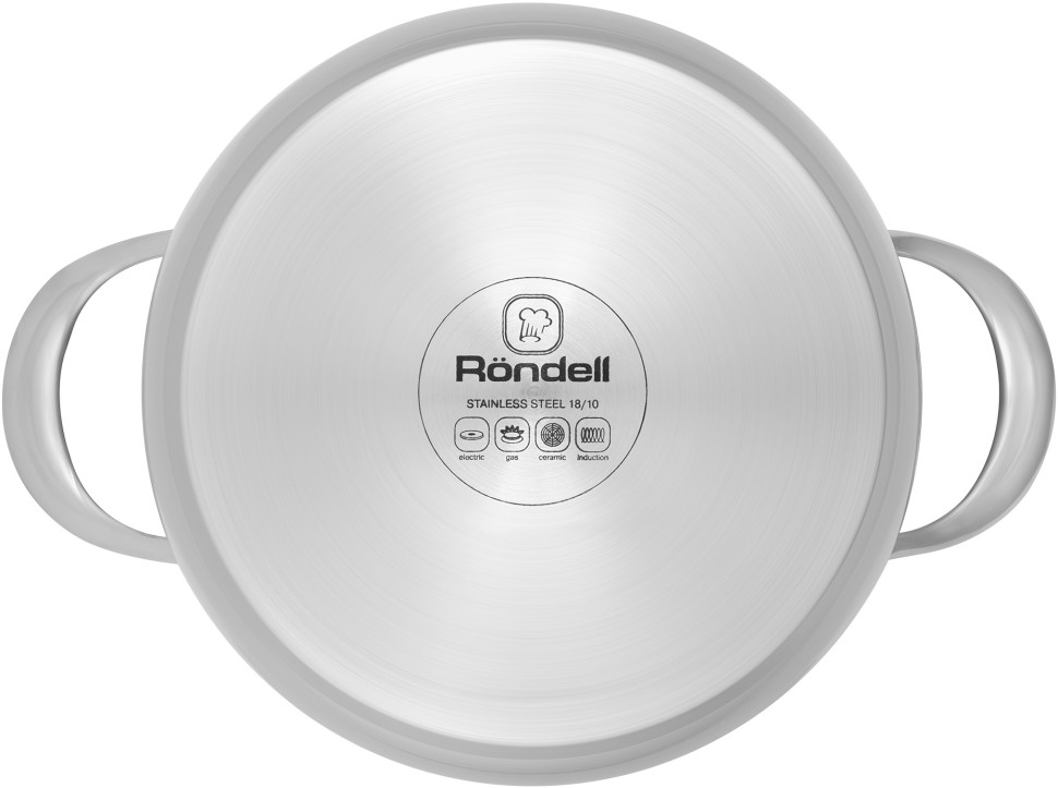 Кастрюля Rondell Admiring RDS-725 3.8л. d=20см (с крышкой) стальной
