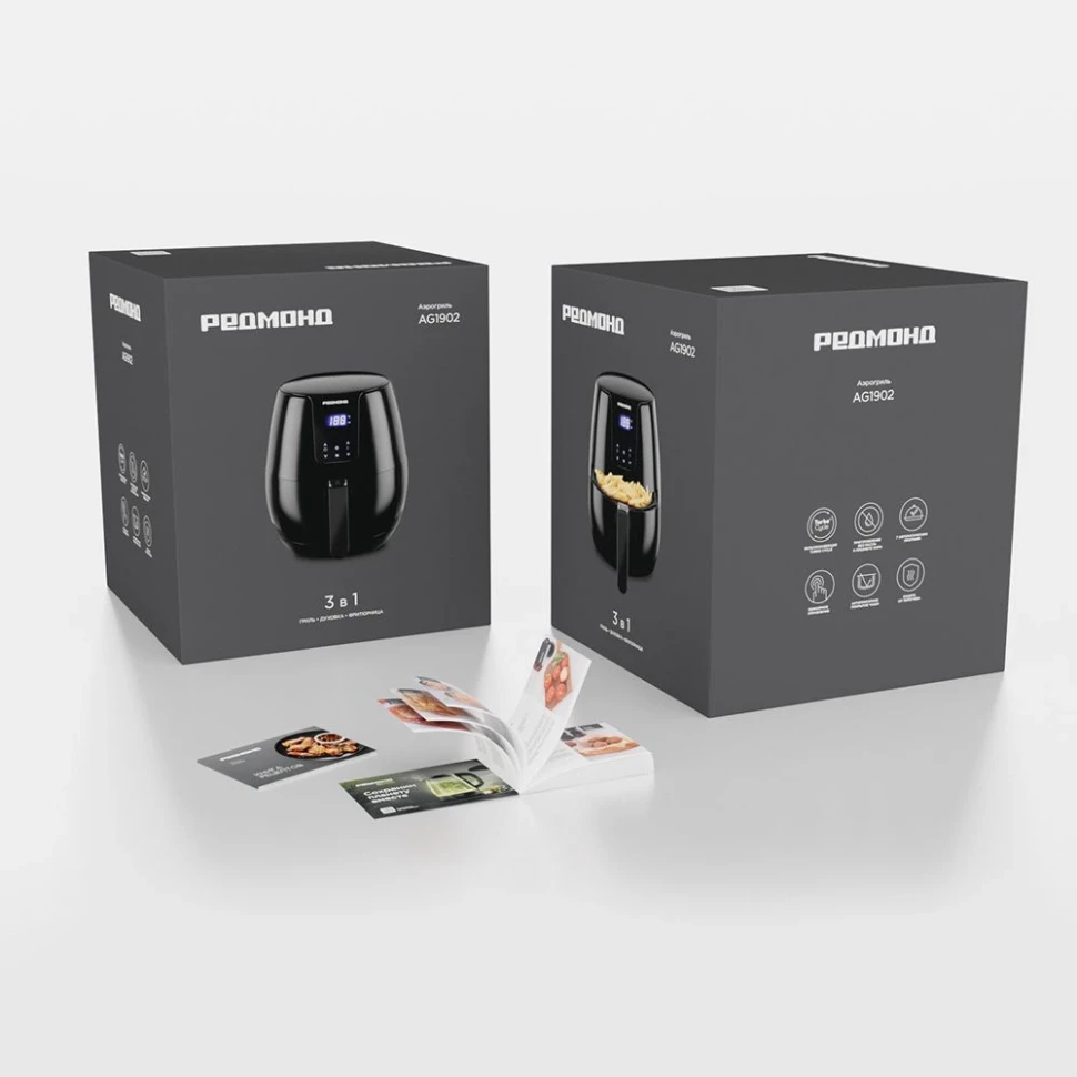 Аэрогриль Redmond AG1902 1500Вт черный