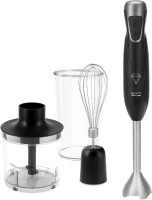 Блендер погружной Polaris PHB 0848 800Вт черный/серебристый