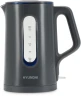 Чайник электрический Hyundai HYK-G4508 1.5л. 1700Вт серый/прозрачный корпус: стекло  