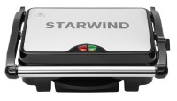 Электрогриль Starwind SSG2040 1500Вт серебристый/черный