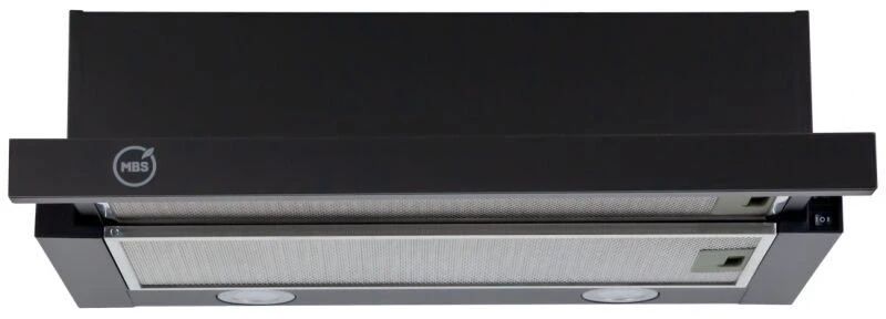 Вытяжка встраиваемая MBS Aralia 160 черный управление: кнопочное (1 мотор)  