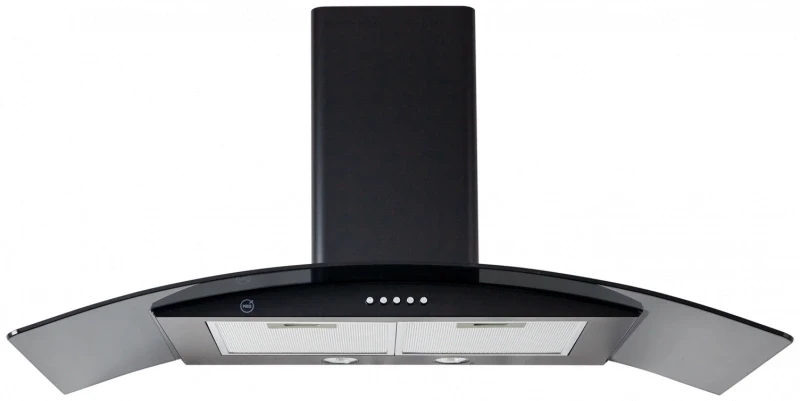 Вытяжка каминная MBS Ruta 190 Glass Black черный стекло управление: кнопочное (1 мотор)