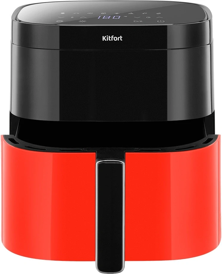 Аэрогриль Kitfort КТ-2291 5.7л 1700Вт красный/черный  