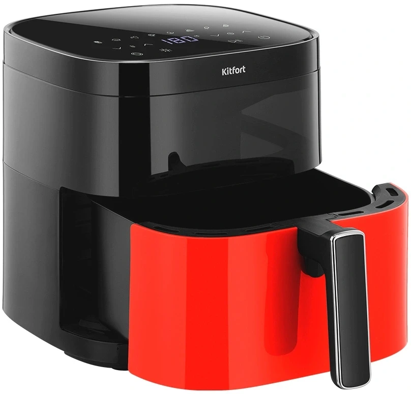 Аэрогриль Kitfort КТ-2291 5.7л 1700Вт красный/черный  