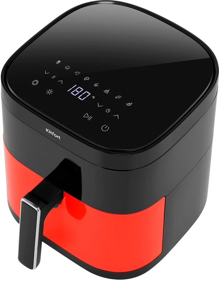Аэрогриль Kitfort КТ-2291 5.7л 1700Вт красный/черный  