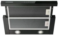 Вытяжка встраиваемая Kuppersberg High-Tech Slimtouch 60 B черный управление: кнопочное (1 мотор)