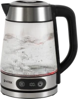 Чайник электрический Vitek VT-8825 1.8л. 2200Вт прозрачный корпус: стекло