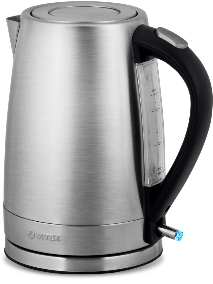 Чайник электрический Vitek VT-7000 1.7л. 2200Вт серебристый корпус: нерж.сталь  