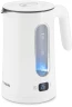 Чайник электрический Hyundai HYK-G5510 1.5л. 2200Вт белый/прозрачный корпус: стекло  