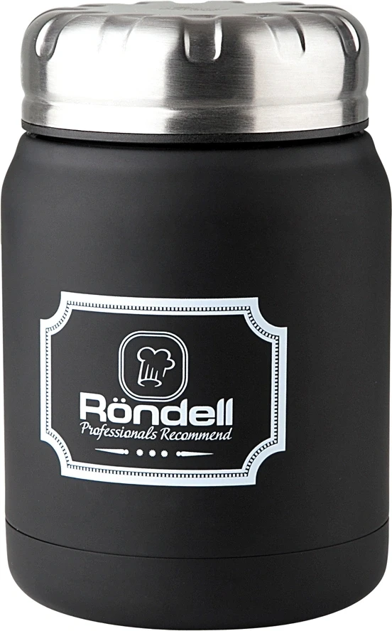 Термос для еды Rondell Picnic RDS-942 0.5л. черный картонная коробка
