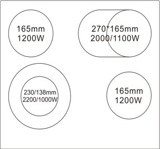 Варочная поверхность Weissgauff HV 642 BS черный  