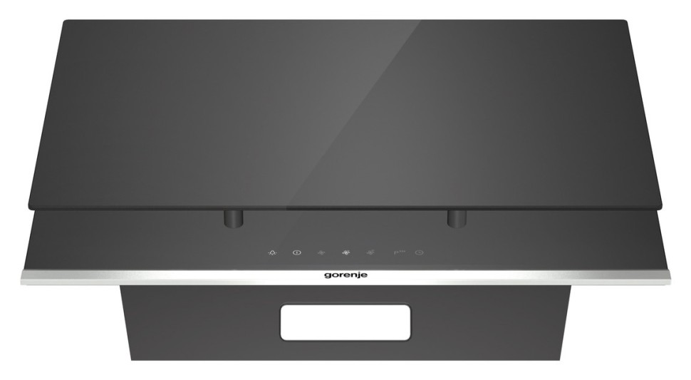 Вытяжка каминная Gorenje WHI649X21P черный управление: сенсорное (1 мотор)