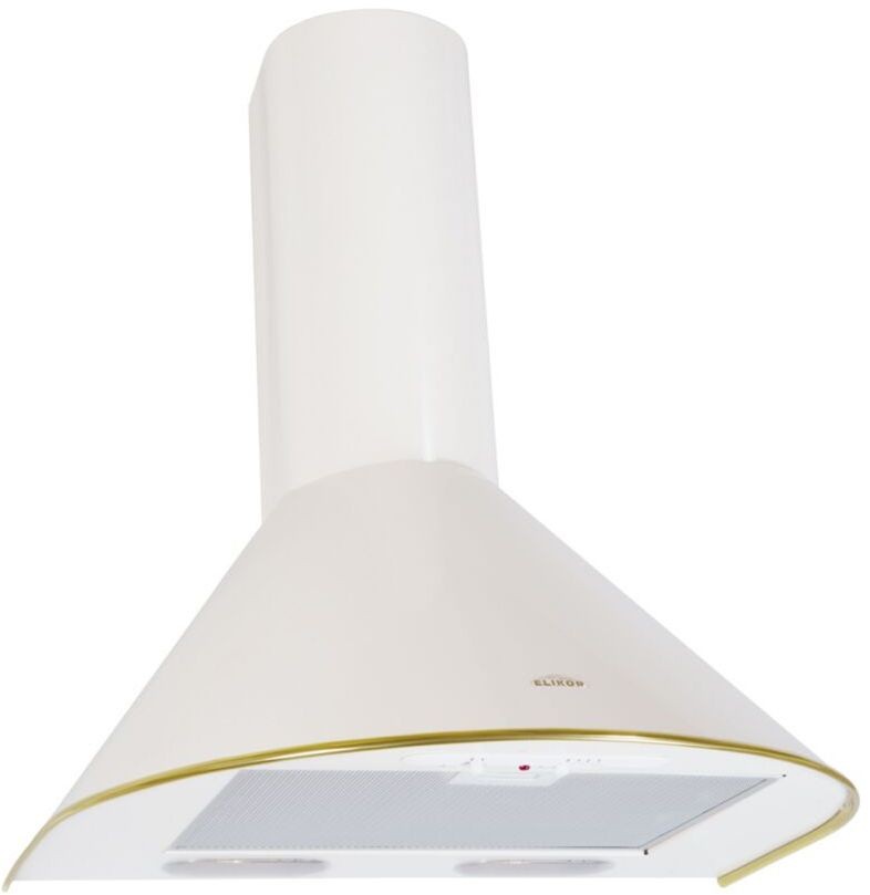 Вытяжка каминная Elikor Эпсилон 50П-430-П3Л топленое молоко/золотистый управление: ползунковое (1 мотор)