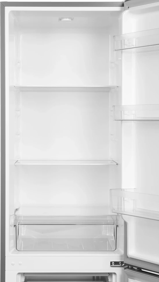 Холодильник Kraft KF-DC290X 2-хкамерн. серебристый металлик текстур.  