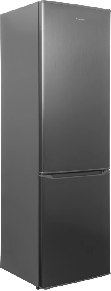 Холодильник Kraft KF-DC290X 2-хкамерн. серебристый металлик текстур.  