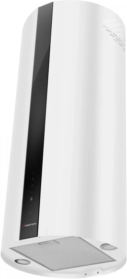 Вытяжка каминная Meferi Comfort plus Tube40wh isla белый управление: сенсорное (1 мотор)