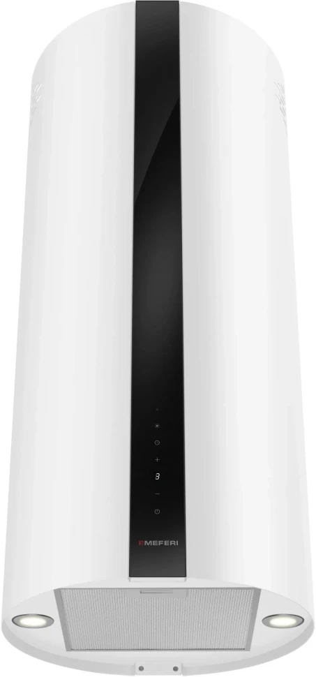 Вытяжка каминная Meferi Comfort plus Tube40wh isla белый управление: сенсорное (1 мотор)
