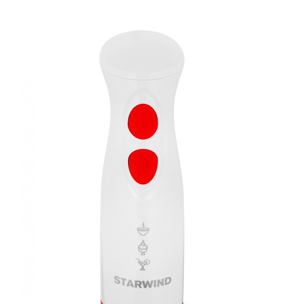 Блендер погружной Starwind SBP2242 500Вт белый/оранжевый  