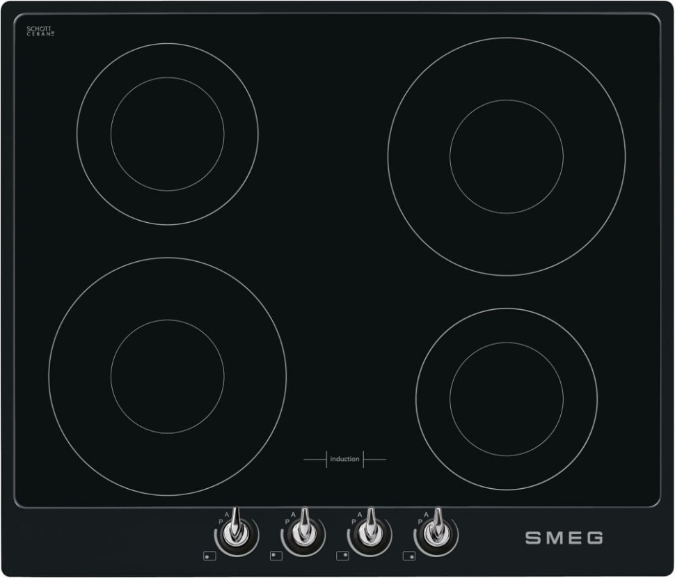 Индукционная стеклокерамич. панель Smeg SI964NM