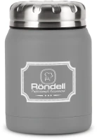 Термос для еды Rondell Picnic RDS-943 0.5л. серый картонная коробка