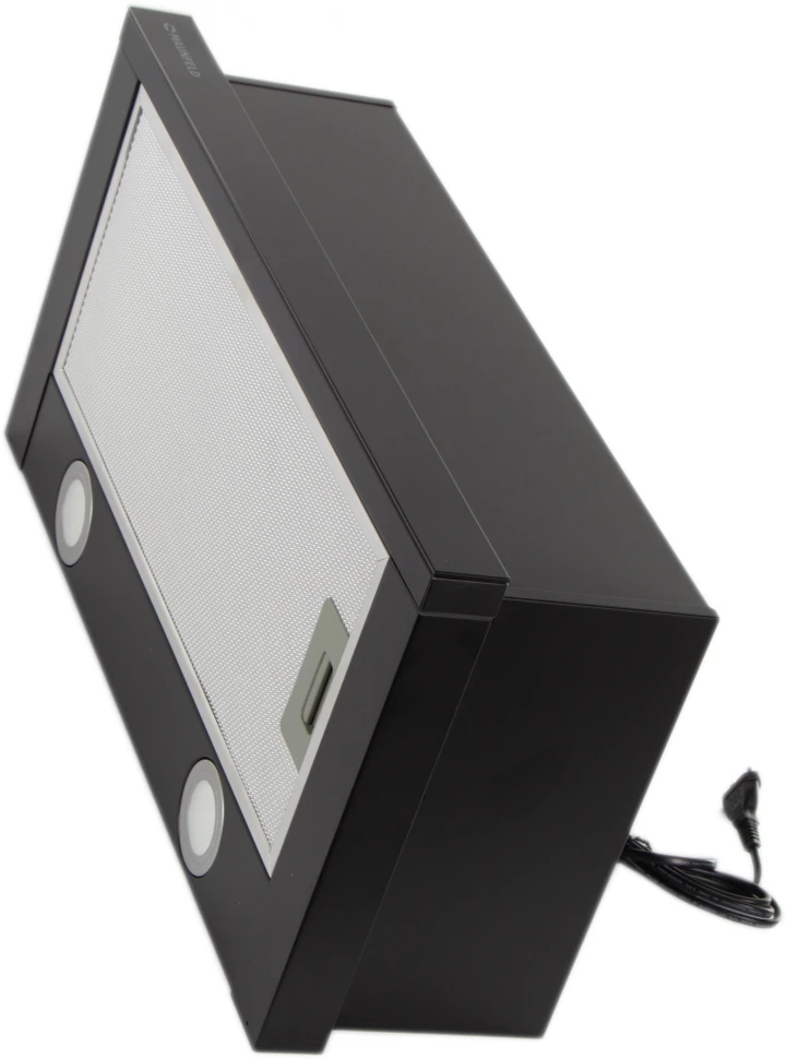 Вытяжка встраиваемая Maunfeld VS Light Glass 60 черный/стекло черное управление: кулисные переключатели (1 мотор)  