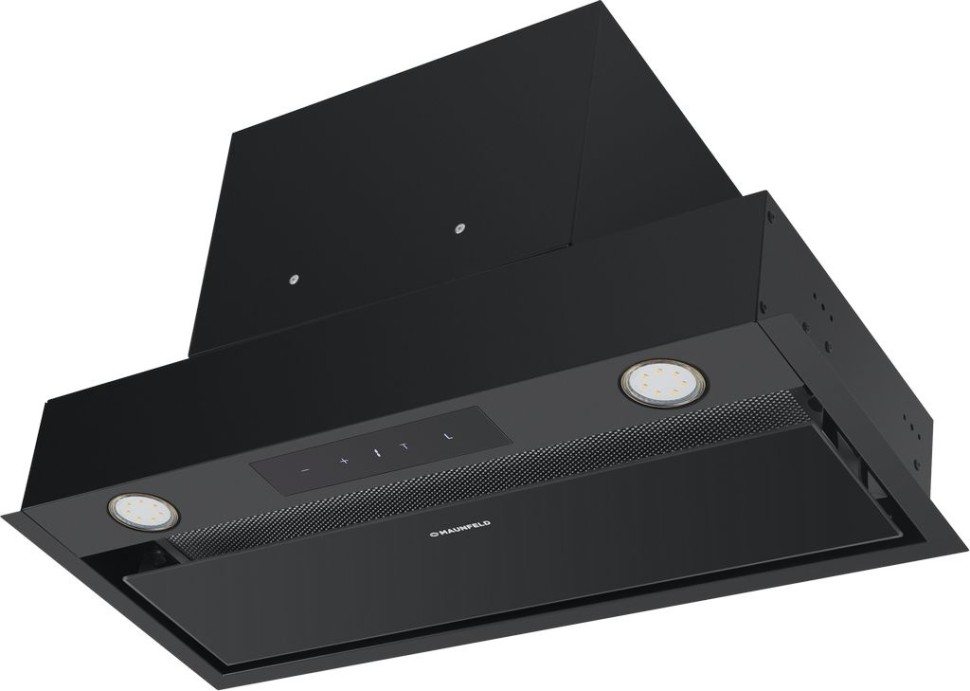 Вытяжка встраиваемая Maunfeld Fantasy Light 60 черный управление: сенсорное (1 мотор)  