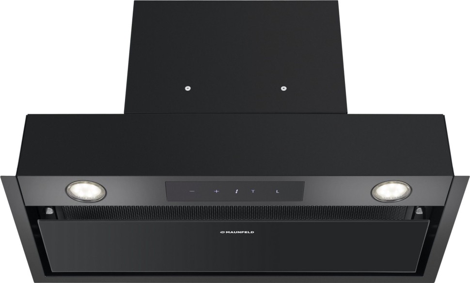 Вытяжка встраиваемая Maunfeld Fantasy Light 60 черный управление: сенсорное (1 мотор)  