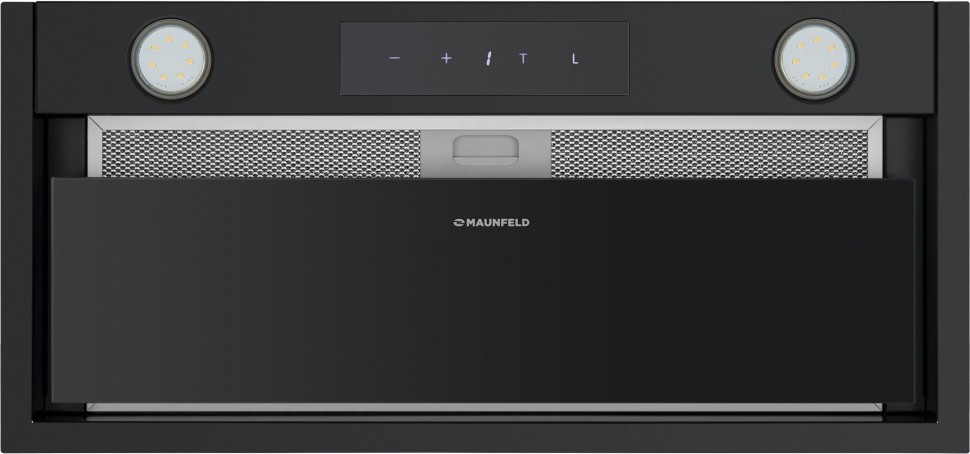 Вытяжка встраиваемая Maunfeld Fantasy Light 60 черный управление: сенсорное (1 мотор)  