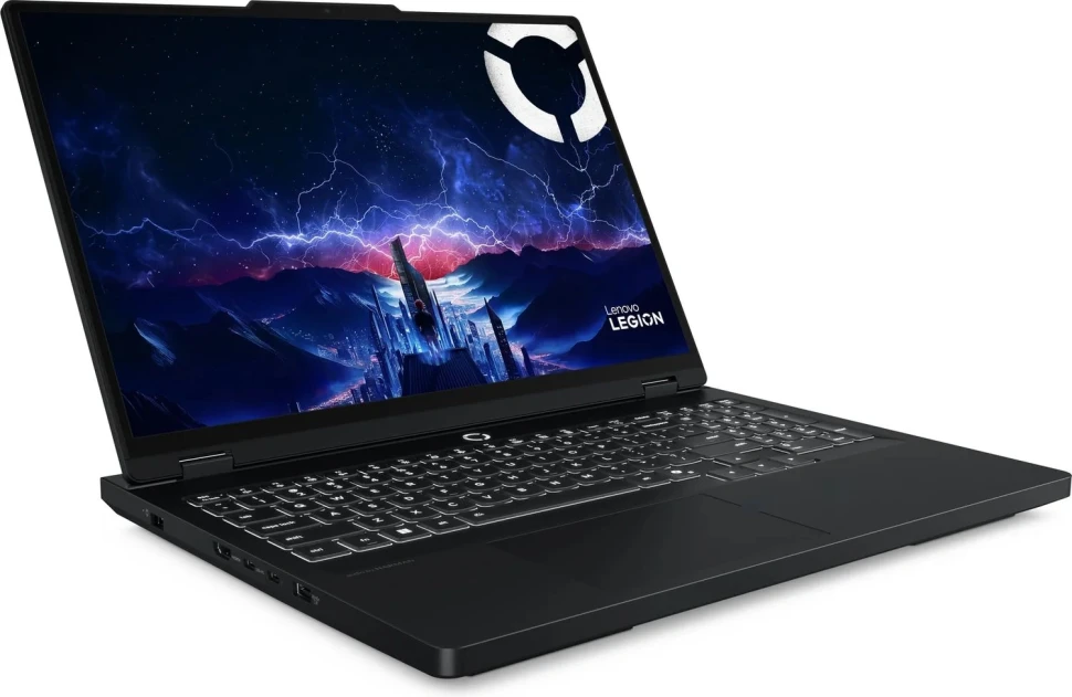 Ноутбук Lenovo Legion Pro 5 16IRX10 Core i7 14650HX 32Gb SSD1Tb NVIDIA GeForce RTX 5060 8Gb 16" IPS WQXGA (2560x1600) без ОС black WiFi BT Cam (83NN001HRK)  