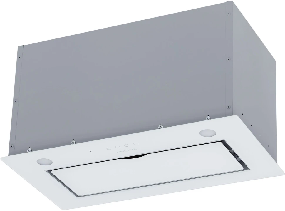 Вытяжка встраиваемая Krona Arven 600 S белый управление: сенсорное (1 мотор)  