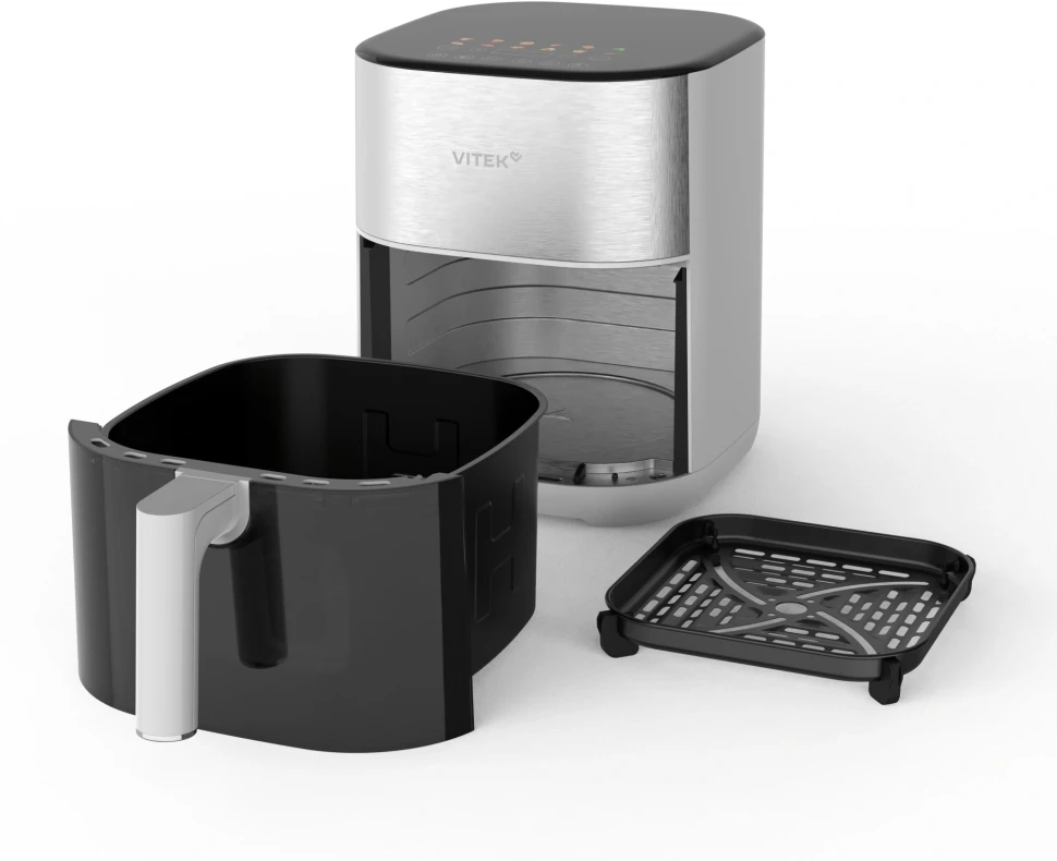 Аэрогриль Vitek VT-AF2001 6л 2100Вт серый/черный