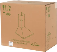 Вытяжка каминная Elikor Вента 60П-650-К3Д черный управление: кнопочное (1 мотор)