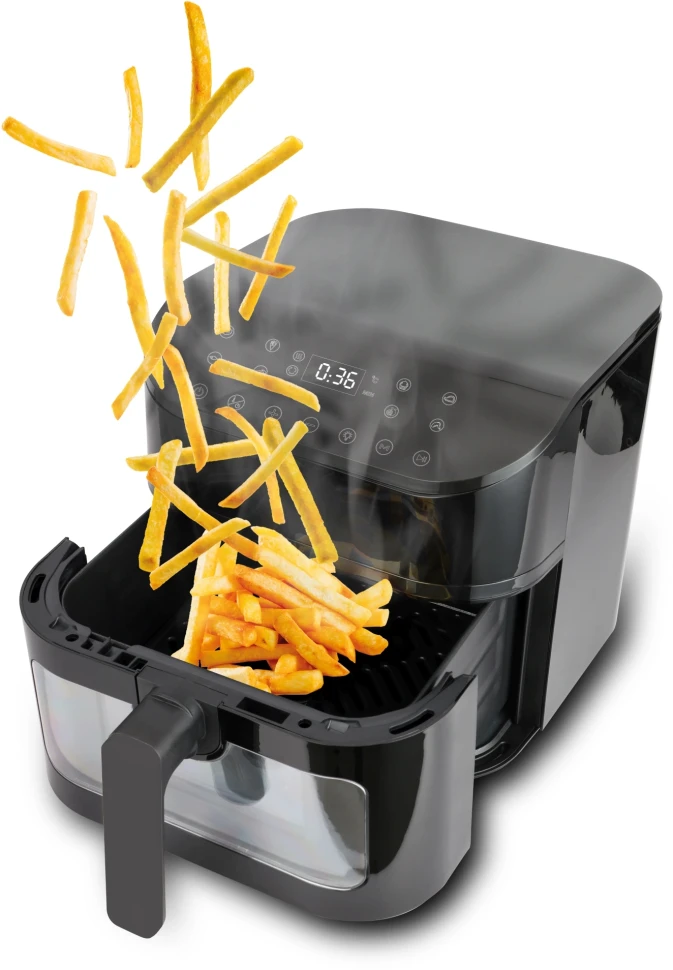 Аэрогриль Hyundai HYF-5458 1750Вт черный